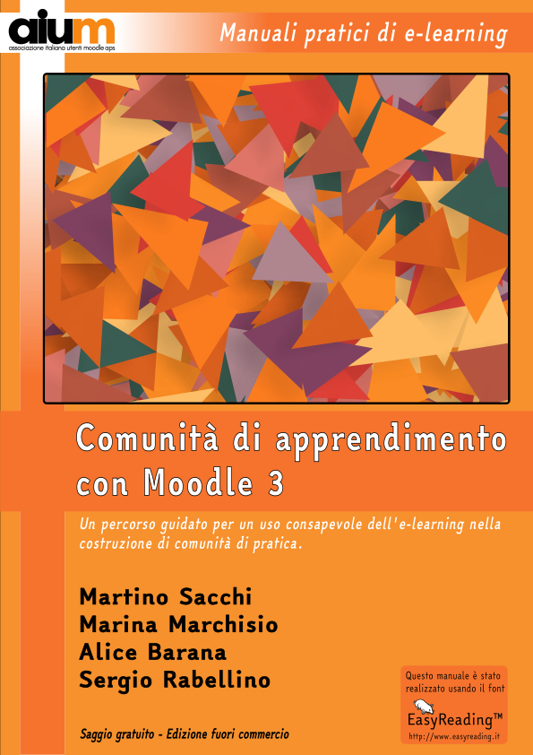 Copertina libro "Comunità di apprendimento con Moodle 3"